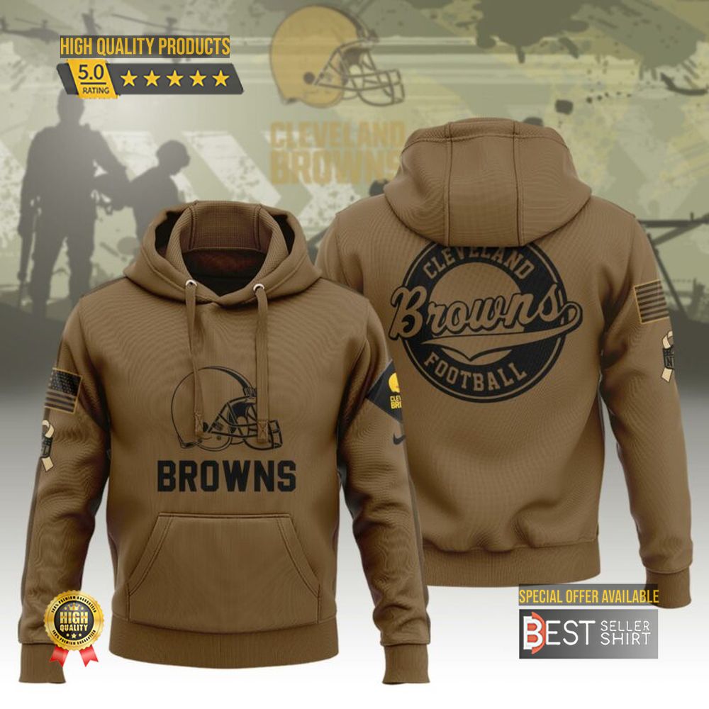 Cleveland browns military hoodie online