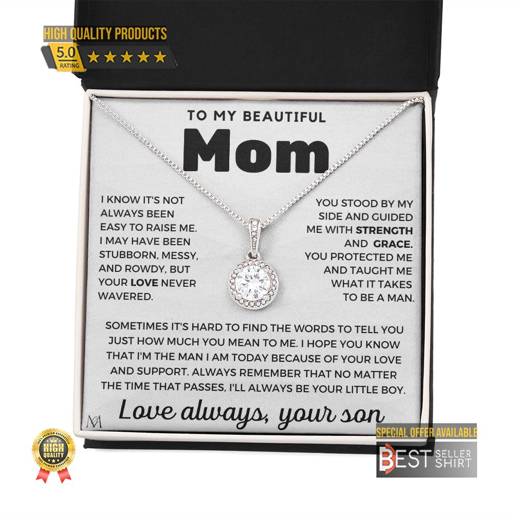 To My Mommy-I Love Your From Your Tummy Giraffe Necklace - nany_shops